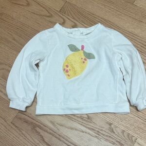 Lemon Sweatshirt Nicole Miller Girls